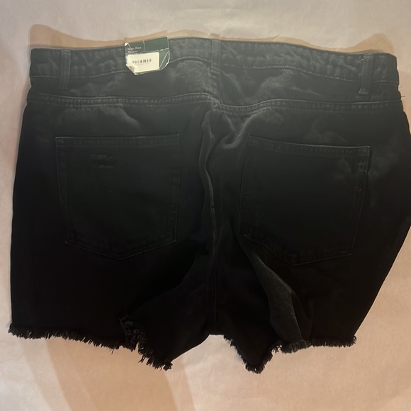 Distressed High Rise Shorts - Picture 2 of 2